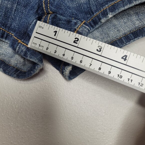 Vintage y2k Aeropostale low rise micro shorts spears hilton party size 7/8 - Picture 5 of 6